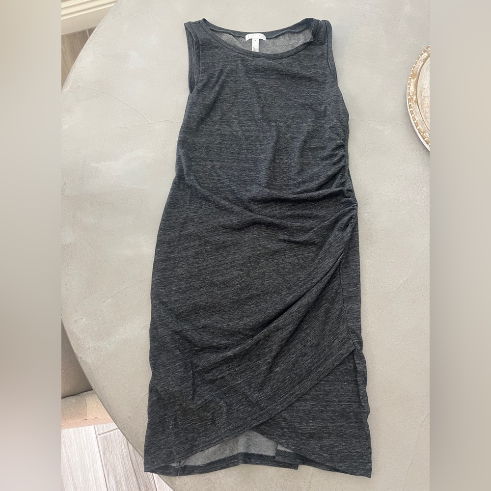 Nordstrom Leith Sleeveless Ruched Bodycon Mini Tank Dress